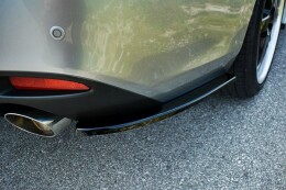 Heck Ansatz Flaps Diffusor passend für Mazda 6 GJ (Mk3) schwarz Hochglanz