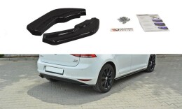 Heck Ansatz Flaps Diffusor für VW Golf Mk7 Standard Carbon Look