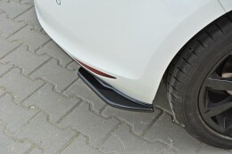 Heck Ansatz Flaps Diffusor für VW Golf Mk7 Standard schwarz Hochglanz