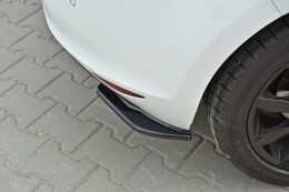 Heck Ansatz Flaps Diffusor passend für VW Golf Mk7 Standard schwarz Hochglanz