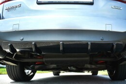 Heck Ansatz Diffusor passend für Mazda 6 GJ (Mk3) schwarz Hochglanz