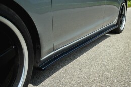 Seitenschweller Ansatz Cup Leisten für Mazda 6 GJ (Mk3) Wagon schwarz Hochglanz