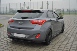 Heck Spoiler Aufsatz Abrisskante für Hyundai i30 mk.2 schwarz Hochglanz