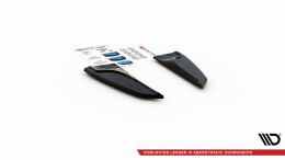 Street+ Heck Ansatz Flaps passend für Tesla Model S FL schwarz Hochglanz