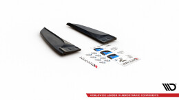 Street+ Heck Ansatz Flaps passend für Tesla Model S FL schwarz Hochglanz