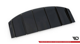 Heck Ansatz Diffusor passend für Tesla Model S Facelift schwarz Hochglanz