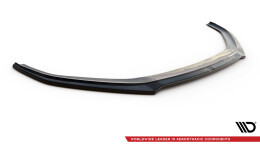 Cup Spoilerlippe Front Ansatz V.1 für Audi A5 F5 S-Line schwarz Hochglanz