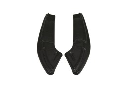 Heck Ansatz Flaps Diffusor passend für Audi A5 F5 S-Line schwarz Hochglanz