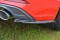 Heck Ansatz Flaps Diffusor für Audi A5 F5 S-Line schwarz Hochglanz