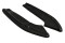 Heck Ansatz Flaps Diffusor passend für Audi A5 F5 S-Line schwarz Hochglanz
