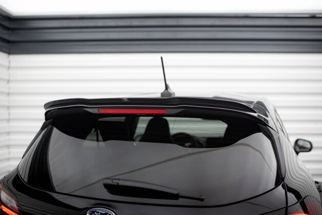 Heck Spoiler Aufsatz Abrisskante V.1 passend für Ford Fiesta Mk8 ST / ST-Line schwarz Hochglanz