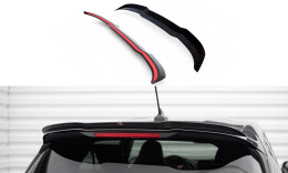 Heck Spoiler Aufsatz Abrisskante V.1 passend für Ford Fiesta Mk8 ST / ST-Line schwarz Hochglanz