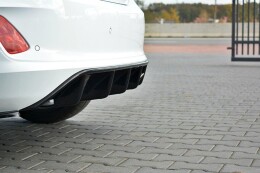 Heck Ansatz Diffusor für Ford Fiesta Mk8 ST-Line schwarz Hochglanz