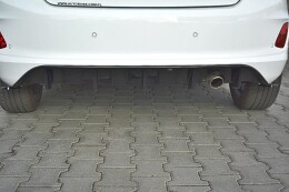 Heck Ansatz Diffusor für Ford Fiesta Mk8 ST-Line schwarz Hochglanz
