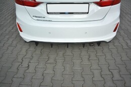 Heck Ansatz Diffusor für Ford Fiesta Mk8 ST-Line Carbon Look
