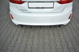 Heck Ansatz Diffusor passend für Ford Fiesta Mk8 ST-Line Carbon Look