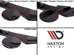 Heck Ansatz Diffusor passend für Ford Fiesta Mk8 ST-Line Carbon Look