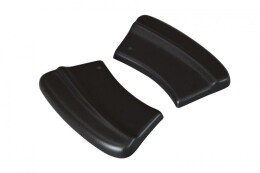Heck Ansatz Flaps Diffusor V.1 passend für Ford Fiesta Mk8 ST-Line schwarz Hochglanz