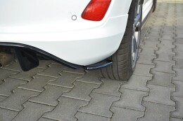Street+ Heck Ansatz Flaps V.1 passend für Ford Fiesta Mk8 ST-Line schwarz Hochglanz