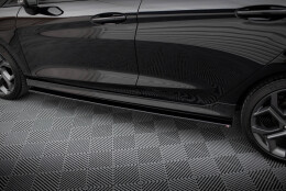 Seitenschweller Ansatz Cup Leisten V.1 passend für Ford Fiesta Mk8 ST / ST-Line schwarz Hochglanz