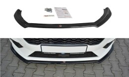 Cup Spoilerlippe Front Ansatz V.1 für Ford Fiesta Mk8 ST / ST-Line schwarz Hochglanz