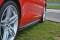 Seitenschweller Ansatz Cup Leisten passend für Audi S5 / A5 S-Line F5 Coupe schwarz Hochglanz
