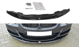 Street+ Spoilerlippe Front Ansatz V.1 passend für BMW M6 E63 schwarz Hochglanz