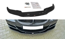 Cup Spoilerlippe Front Ansatz V.2 passend für BMW M6 E63 schwarz Hochglanz