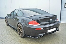 Heck Ansatz Flaps Diffusor für BMW M6 E63 schwarz...