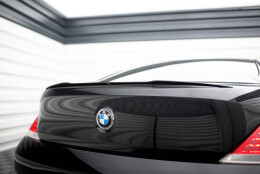 Heck Spoiler Aufsatz Abrisskante passend für BMW M6 / 6 E63 schwarz Hochglanz