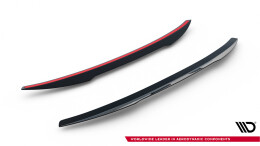 Heck Spoiler Aufsatz Abrisskante passend für BMW M6 / 6 E63 schwarz Hochglanz