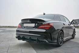 Heck Ansatz Diffusor passend für Heckschürze V.1 passend für Mercedes CLA A45 AMG C117 Facelift