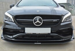 Racing Cup Spoilerlippe Front Ansatz V.1 passend für Mercedes CLA A45 AMG C117 FL