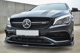 Street Pro Cup Spoilerlippe Front Ansatz V.1 für Mercedes CLA A45 AMG C117 FL