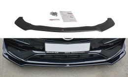 Cup Spoilerlippe Front Ansatz V.2 passend für Mercedes CLA A45 AMG C117 Facelift schwarz Hochglanz