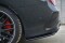 Heck Ansatz Flaps Diffusor passend für Mercedes CLA A45 AMG C117 Facelift schwarz Hochglanz