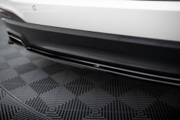 Mittlerer Cup Diffusor Heck Ansatz passend für BMW 5er G30/ G31 M-Paket schwarz Hochglanz
