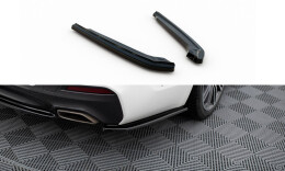 Heck Ansatz Flaps Diffusor passend für BMW 5er G30/ G31 M-Paket schwarz Hochglanz