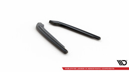 Heck Ansatz Flaps Diffusor passend für BMW 5er G30/ G31 M-Paket schwarz Hochglanz