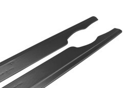 Seitenschweller Ansatz Cup Leisten passend für BMW M3 E46 Coupe schwarz Hochglanz
