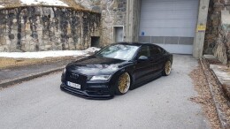 Cup Spoilerlippe Front Ansatz V.2 für Audi S7 / A7...