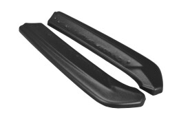 Heck Ansatz Flaps Diffusor V.1 passend für Audi A7 Mk1 S-Line schwarz Hochglanz