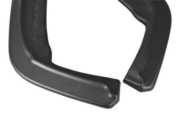 Street+ Heck Ansatz Flaps passend für BMW M3 E46 Coupe schwarz Hochglanz