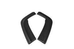 Heck Ansatz Flaps Diffusor passend für BMW M3 E46 Coupe schwarz Hochglanz