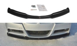 Cup Spoilerlippe Front Ansatz V.1 für BMW 3er E90 M Paket schwarz matt