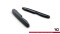 Heck Ansatz Flaps Diffusor passend für BMW 3er E90 M Paket schwarz Hochglanz