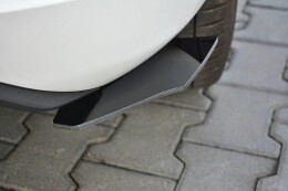 Sport Heck Ansatz Flaps Diffusor passend für Ford Fiesta Mk8 ST-Line