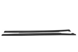 Seitenschweller Ansatz Cup Leisten für Mercedes A W176/ CLA 117 AMG/ CLA 117 AMG LINE Facelift schwarz Hochglanz