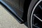 Seitenschweller Ansatz Cup Leisten für Mercedes A W176/ CLA 117 AMG/ CLA 117 AMG LINE Facelift schwarz Hochglanz
