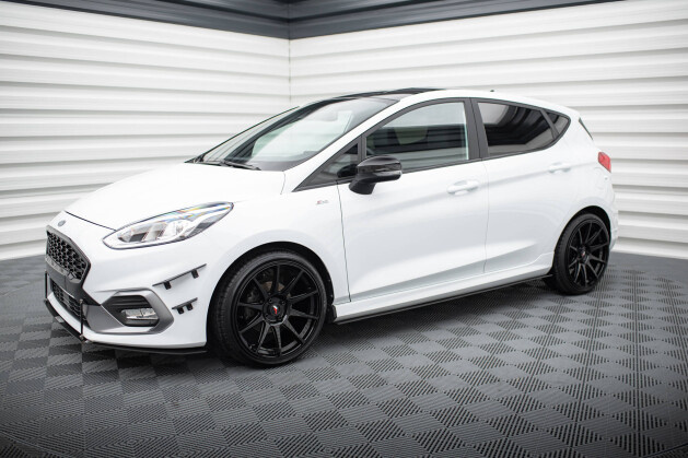 Sport Seitenschweller Ansatz Cup Leisten V.2 für Ford Fiesta Mk8 ST / ST-Line